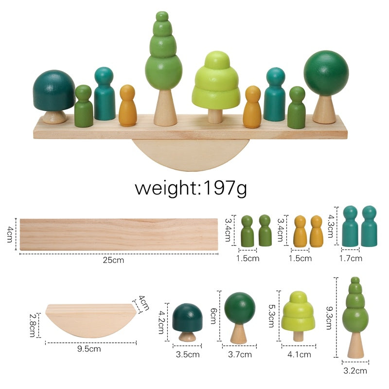 Beech Wood Mushroom Toys