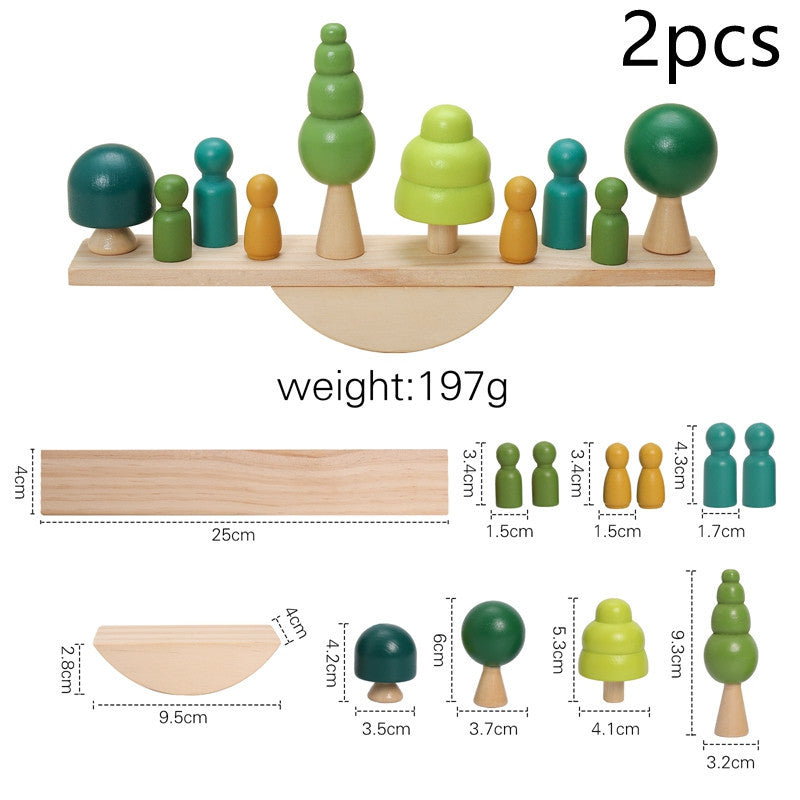 Beech Wood Mushroom Toys