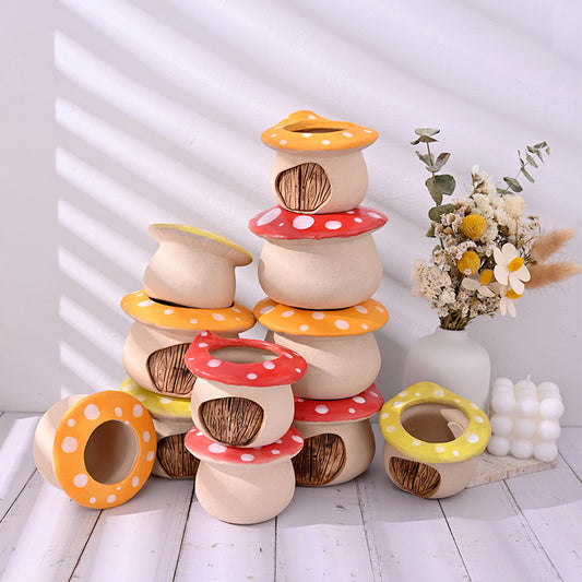 Ceramic Mushroom Pot